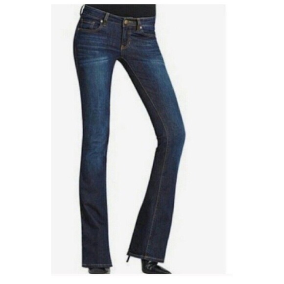 Cabi Bootcut Jeans  Mid Rise Bootcut Dark Wash Women’s Size 6‎ Long - Picture 2 of 15
